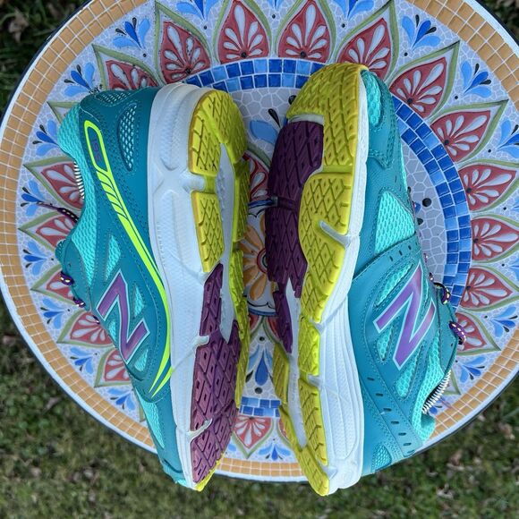 New Balance 561 v2 Women’s Size 9 Teal Purple Running Shoes WE561TY2 Comfort - Picture 7 of 10